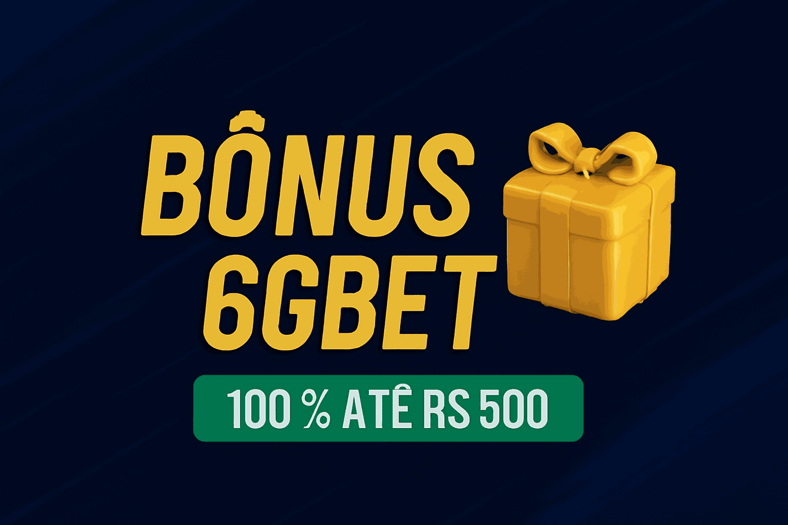 O bônus promocional 6GBET é uma ótima maneira de começar sua aventura